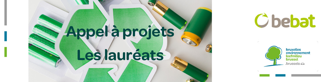 Bruxelles Environnement et Bebat annoncent les lauréats de leur appel à projets lié à la réutilisation des piles et batteries usagés