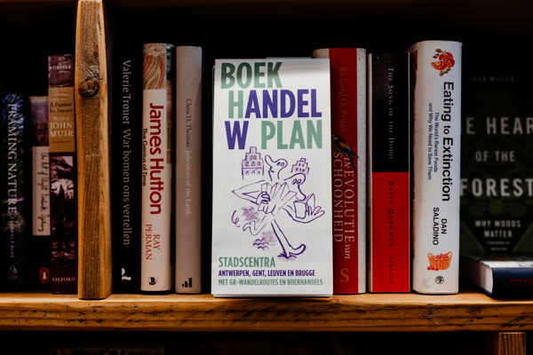 Wandelen langs literaire plekken in de stad met het Boekhandel-Wandelplan 