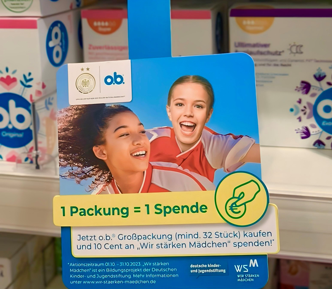 o.b.® unterstützt Deutsche Kinder- und Jugendstiftung mit Spendenkampagne 