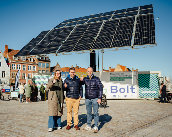 Ontmoet Guy, Paul en Fabienne Royaux, eerste locatiedelers voor een collectieve zonnetuin in Brugge