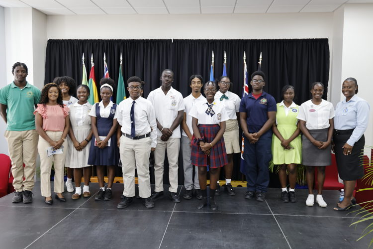 Pictured: Students attend the Eighth OECS Council of Ministers: Education 