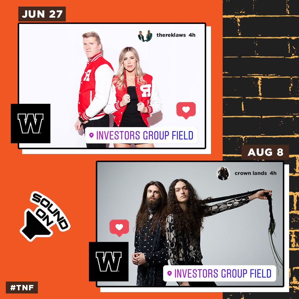 The Reklaws | June 27 | Winnipeg AND Crown Lands | August 8 | Winnipeg