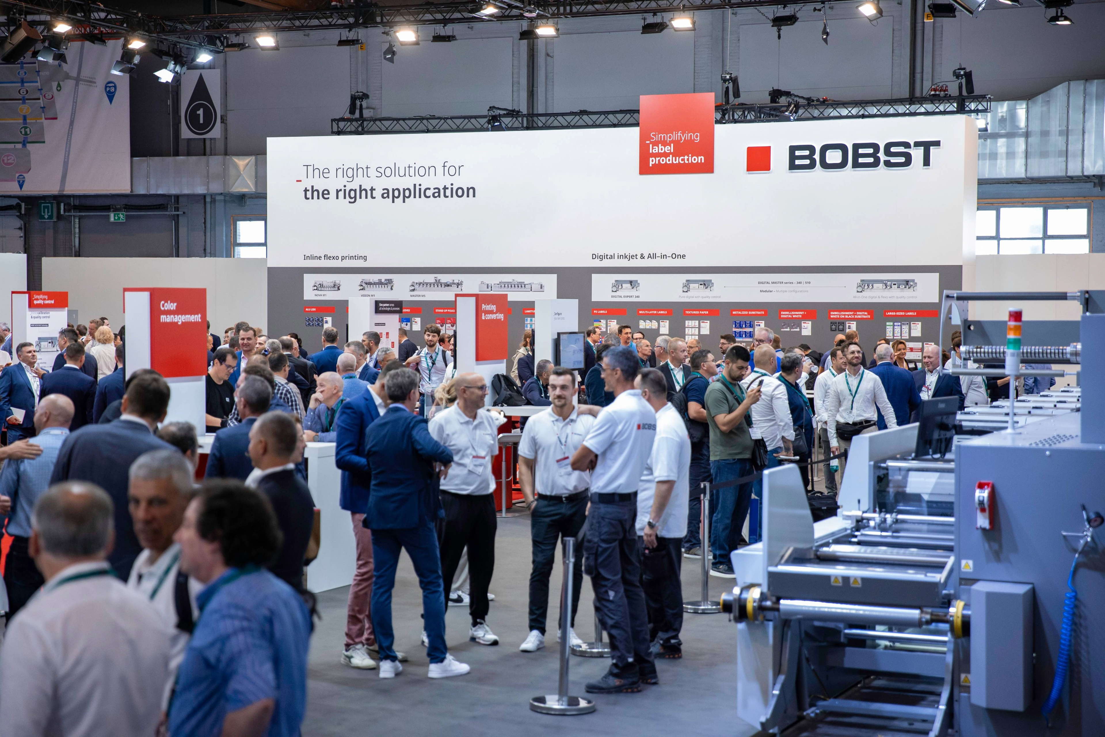 BOBST presents innovation leadership in packaging production at Labelexpo Europe