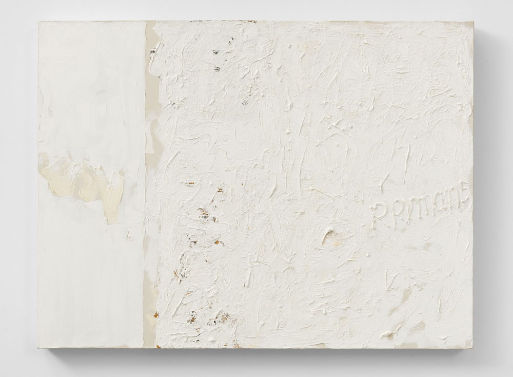 Robert Ryman, Untitled, 1959, Oil on stretched cotton canvas, 88.3 x 112 cm / 34 3/4 x 44 1/8 in © 2025, ProLitteris, Zurich. Photo: Jon Etter Robert Ryman, Untitled, 1959, Oil on stretched cotton canvas, 88.3 x 112 cm / 34 3/4 x 44 1/8 in © 2025, ProLitteris, Zurich. Photo: Jon Etter