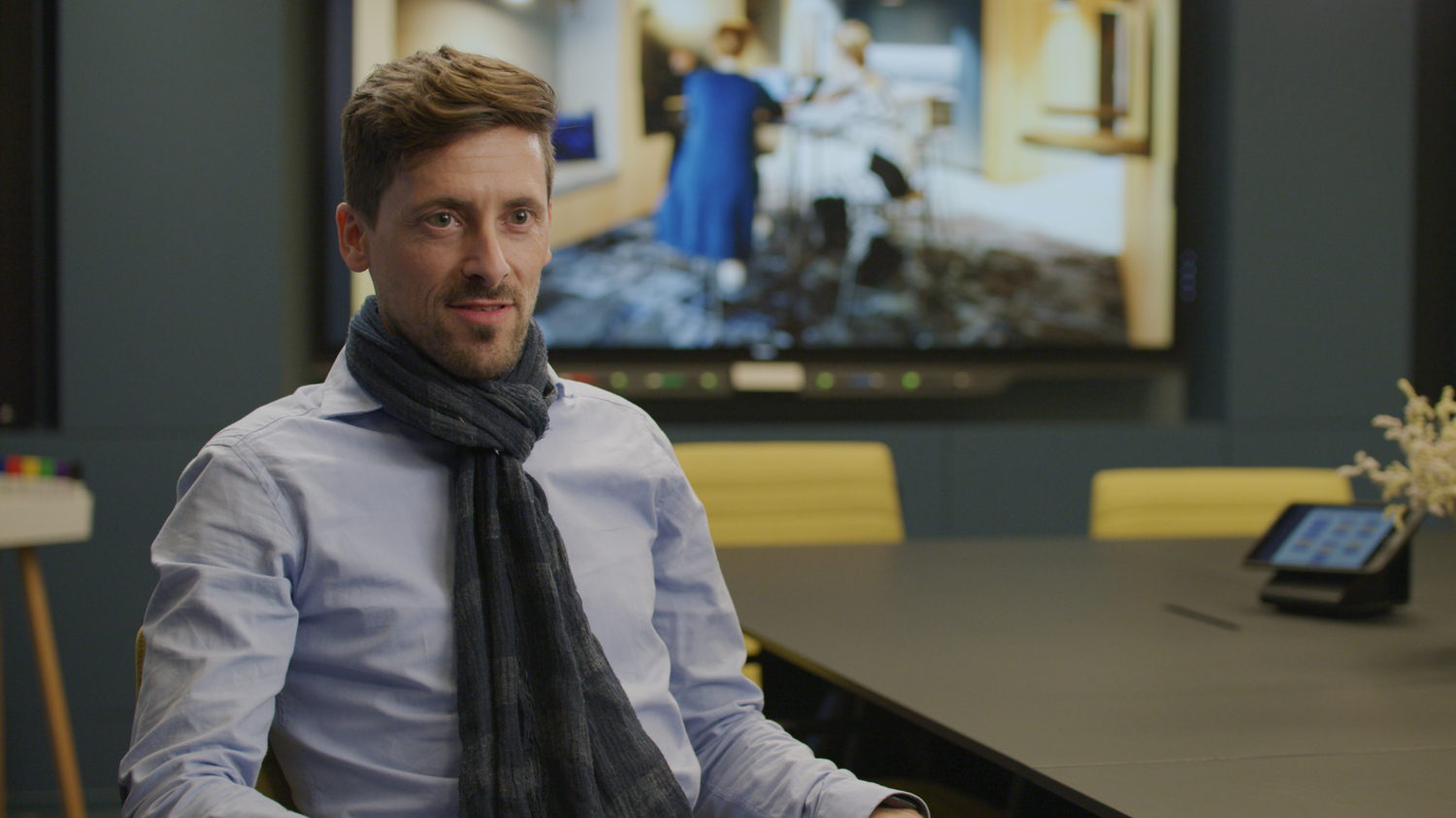 Fabio Donnaloia, co-founder in the Coworking Lounge Tessinerplatz