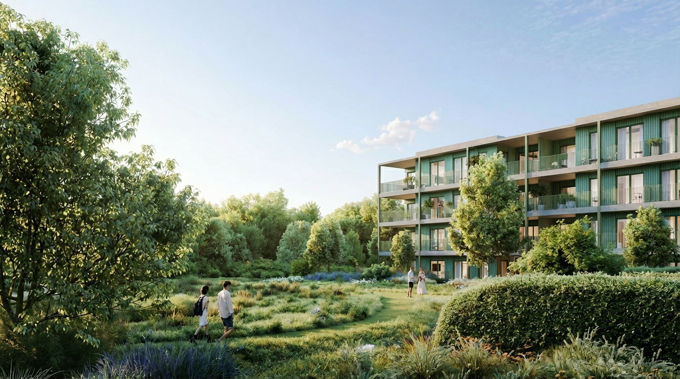 CORES verlaagt bouwhoogtes en spreidt volumes na feedback uit de buurt