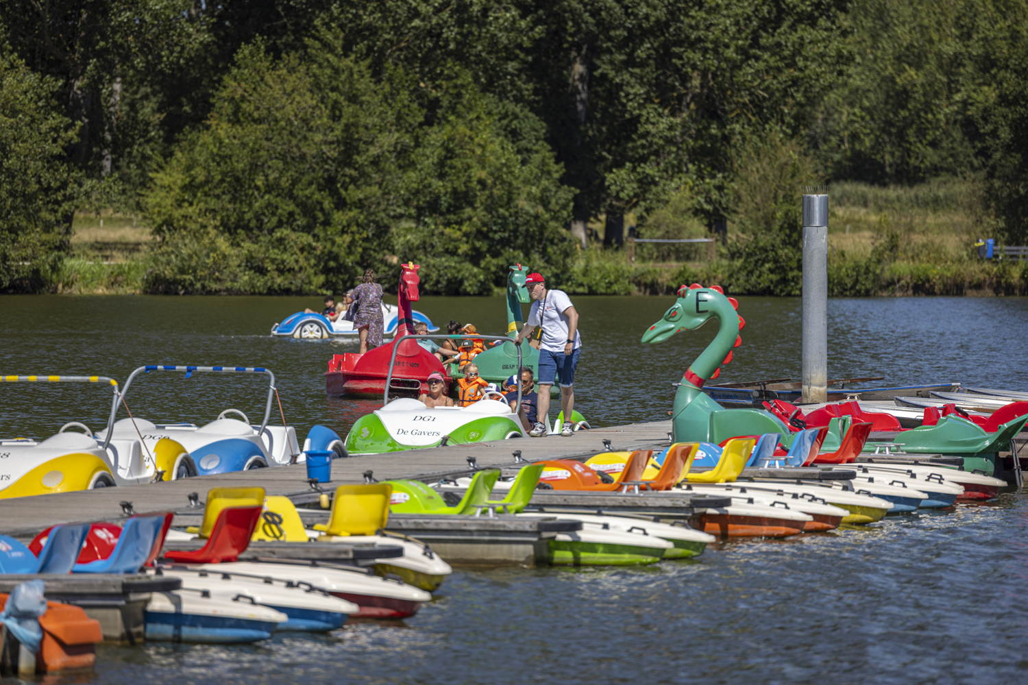 De Gavers pedalo's