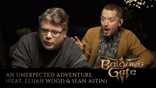Elijah Wood and Sean Astin découvrent Baldur’s Gate 3