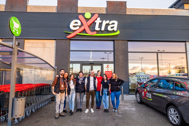 L'équipe de l'Extra Shop d'Aiseau-Presles