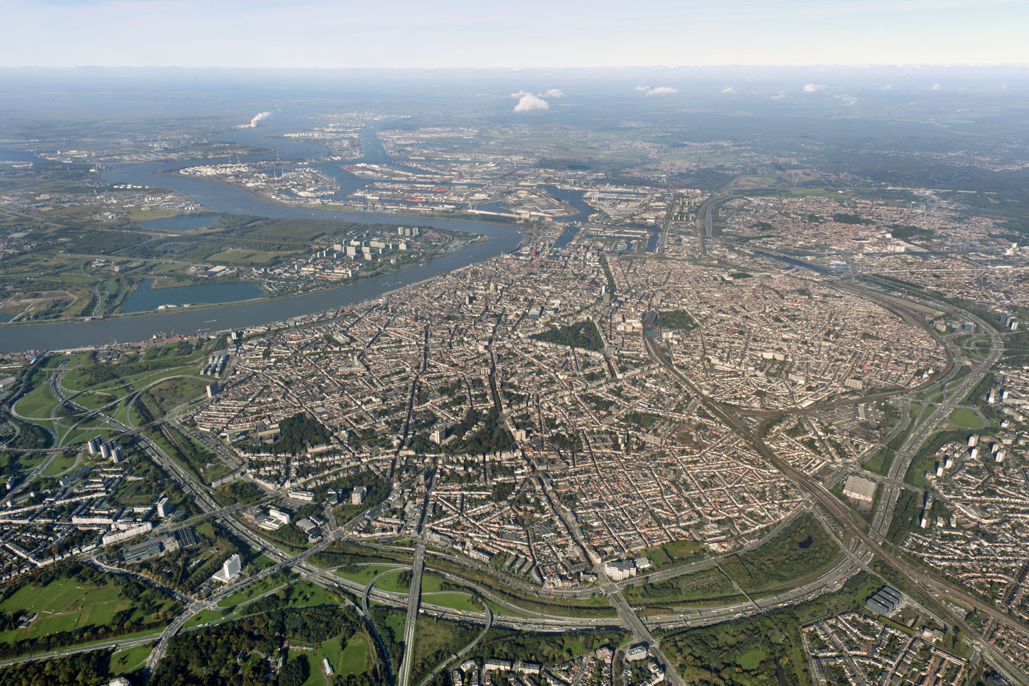 Luchtfoto van Antwerpen © Luchtfotografie Henderyckx