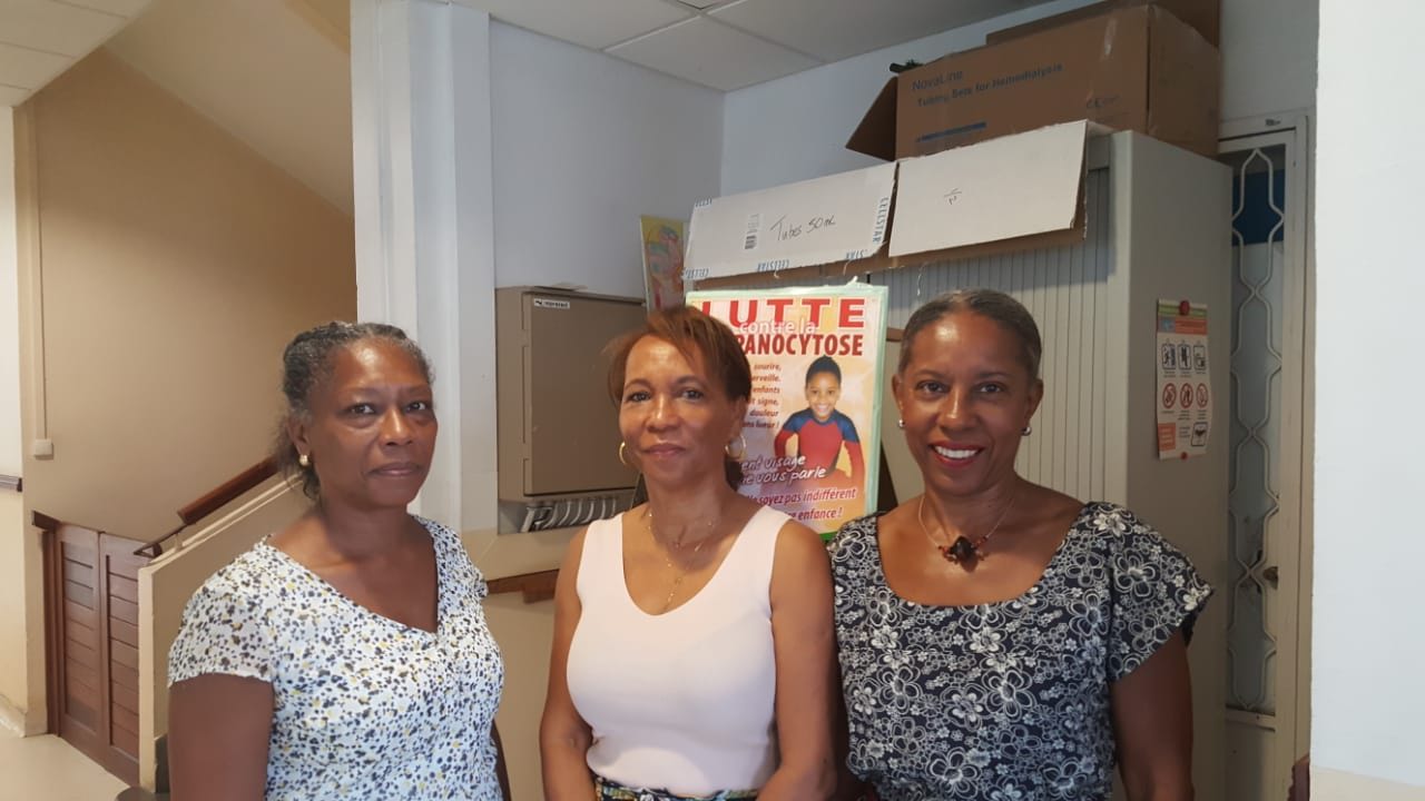 Dr. Ketty LEE, Chef de service du laboratoire de génétique moléculaire, Marie PETRAS, praticien hospitalier, Marie-Dominique HARDY-DESSOURCES, Chercheur à l'Institut National de la Santé et de la Recherche médicale (INSERM), Chargée de Recherche Hors Classe (CRHC) et Présidente du réseau CAREST