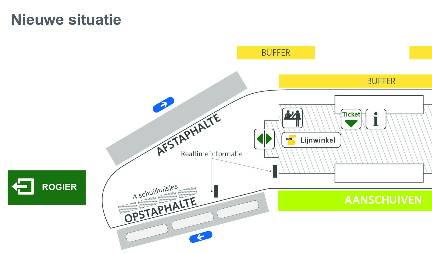 Groen licht voor verbeteringen aan busstation Brussel Noord