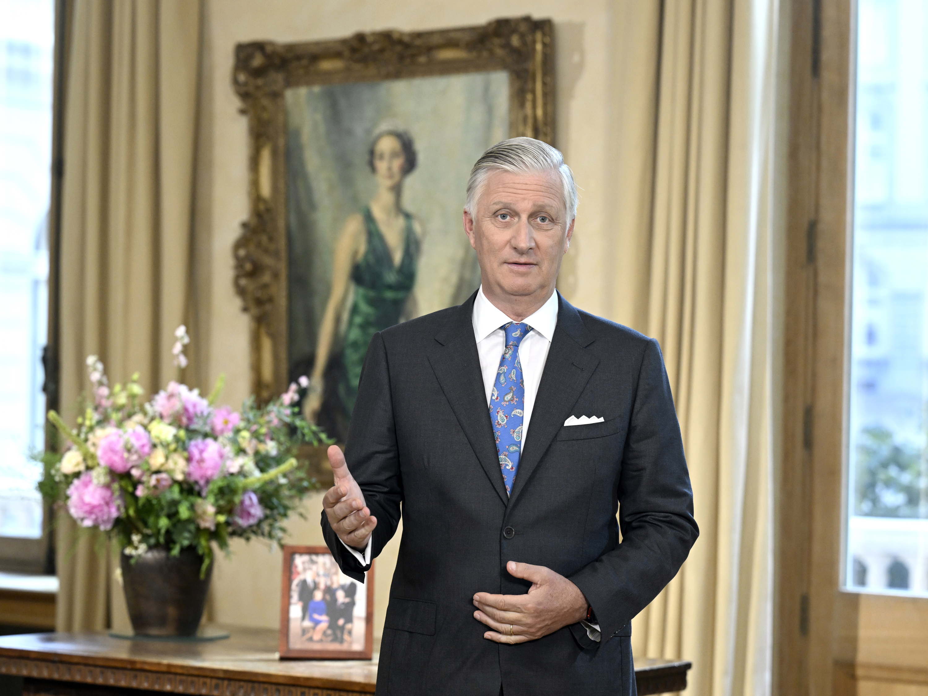 Belgian king calls for greater European leadership and describes situation in Gaza as 'disgrace to humanity'