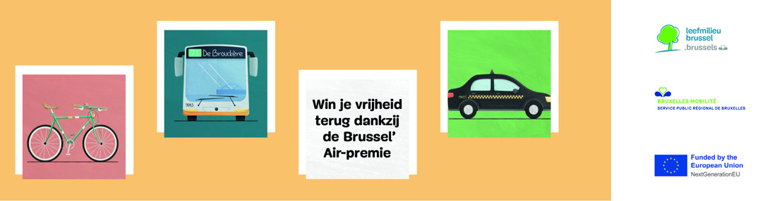 Nieuwe Brussel'Air-premie, uw multimodaal mobiliteitsbudget!