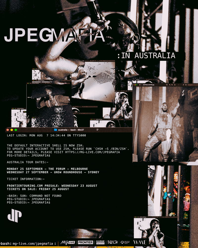 JPEGMAFIA Tour Artwork 1080x1350