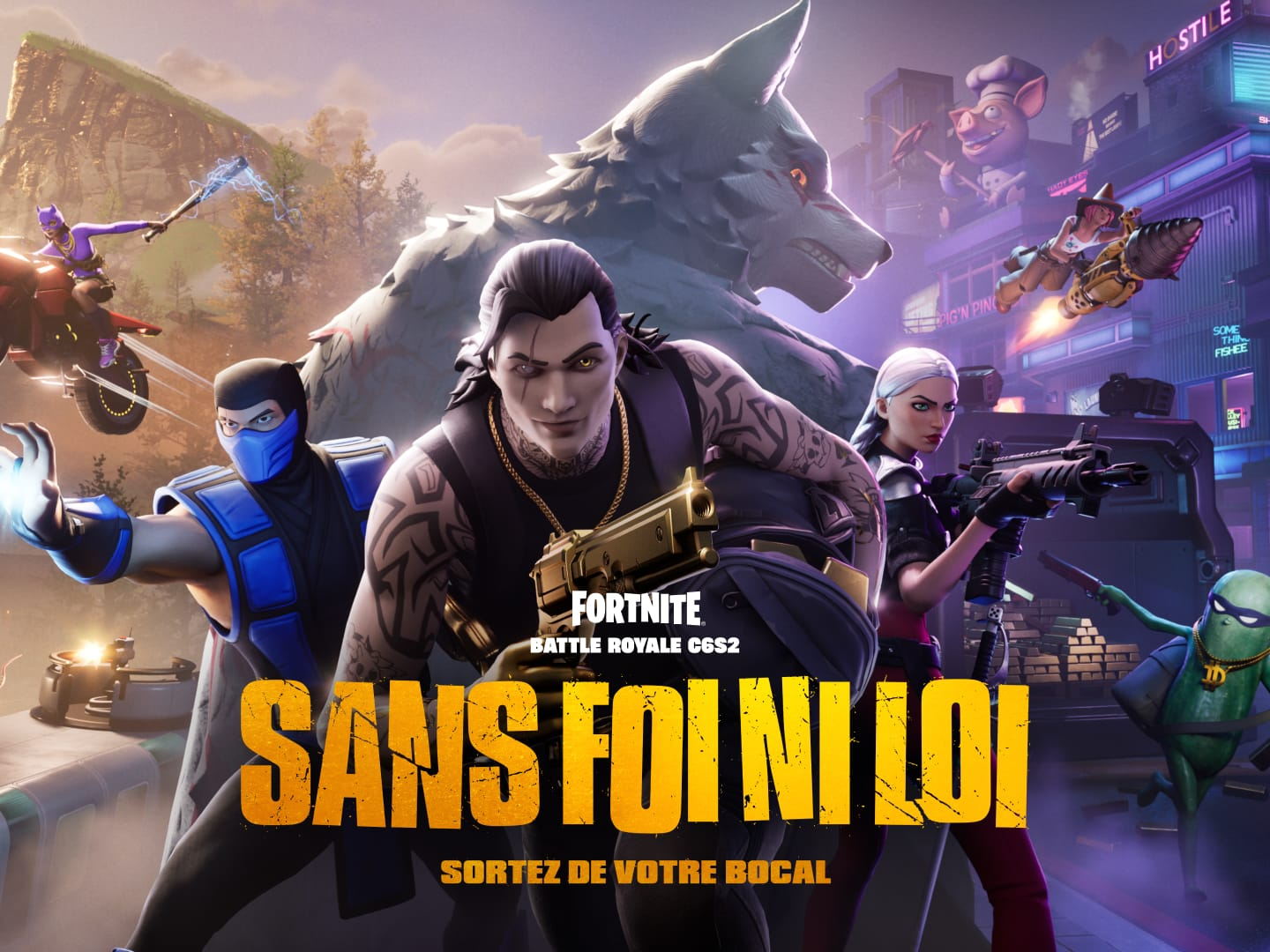Le chaos est roi dans Fortnite Battle Royale Chapitre 6 Saison 2 : Sans foi ni loi ! 