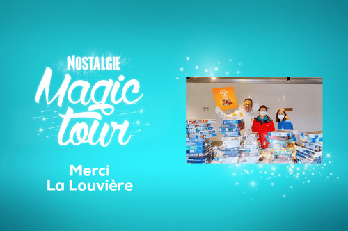 Nostalgie Magic Tour : 578 enfants gâtés grâce à la récolte de La Louvière