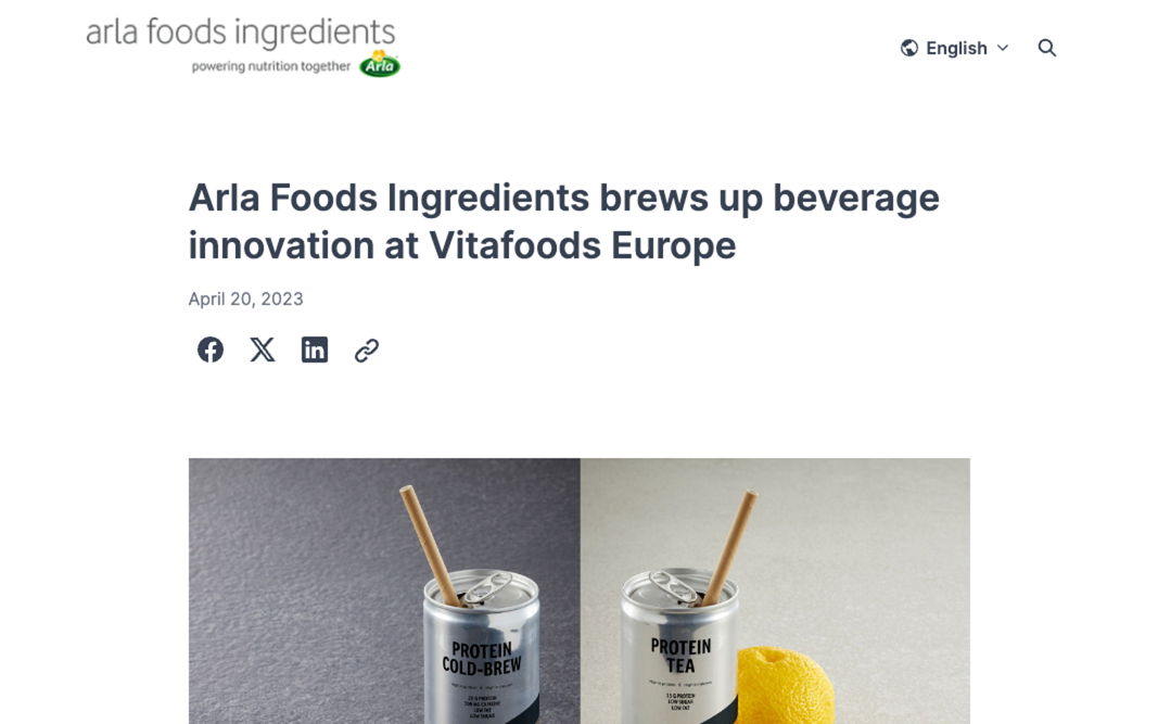 Arla Foods announces new, innovating coffee and tea drinks