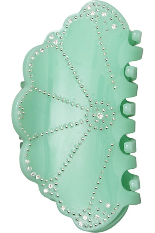 Juttu_FW23_Becksöndergaard_Acc BEC Elsie Hairclaw green_JUTTU_€18 Juttu_FW23_Becksöndergaard_Acc BEC Elsie Hairclaw green_JUTTU_€18