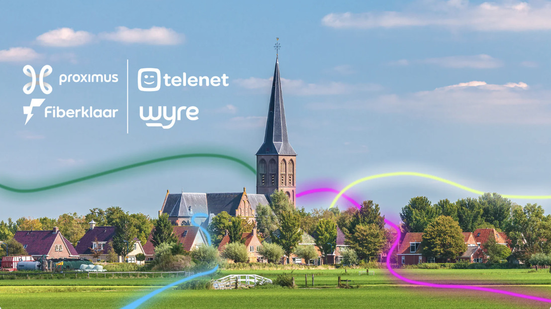 Wyre, Telenet, Proximus et Fiberklaar signent des accords de collaboration concernant les réseaux gigabit en Flandre