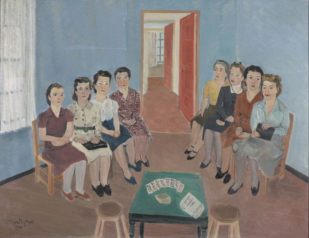 Edgard Tytgat, Les huit dames, 1940 ©Collectie Gemeentemuseum Den Haag
(c) SABAM Belgium 2017
