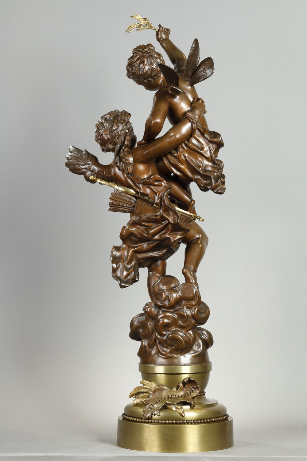 Artimo Fine Arts Gallery - Triumphator, Ernest Rancoulet (1842-1918). Bronze, fonte au sable, 109 x 46 x 29,5 cm