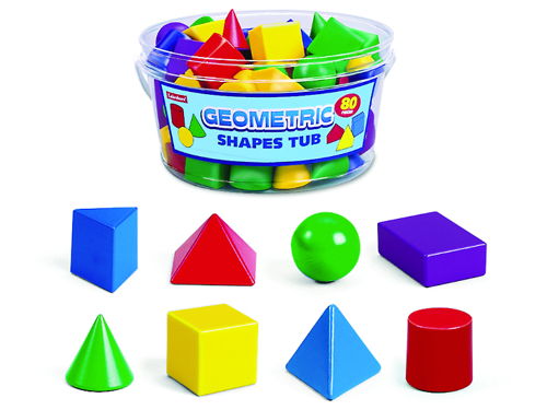 Geometric shape blocks