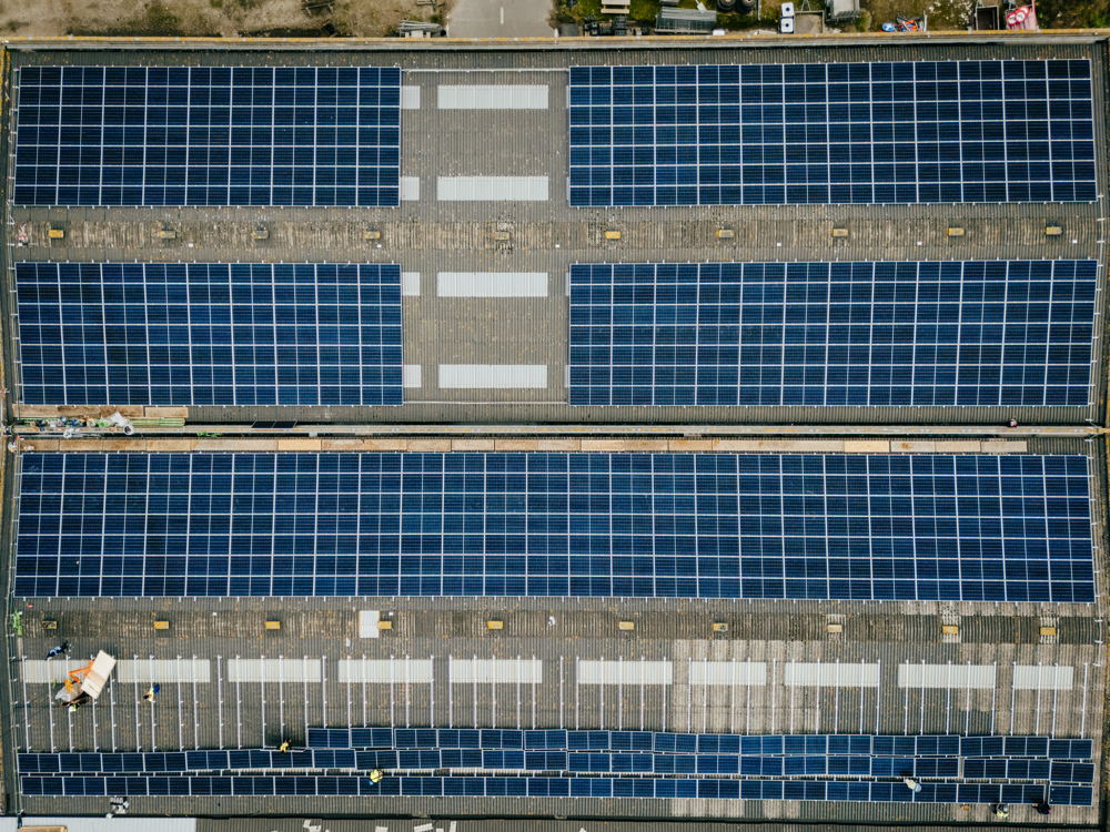 Opbouw van de eerste collectieve zonnetuin in Brugge ©Stein Van der Looij