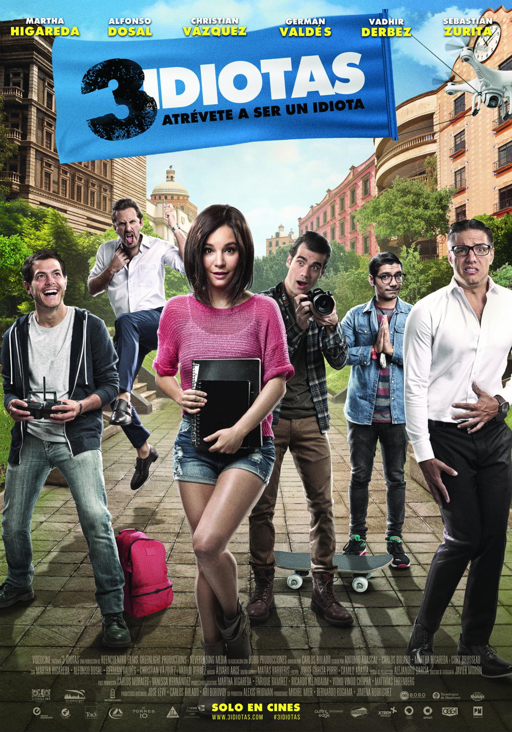 CARTEL 3 Idiotas
