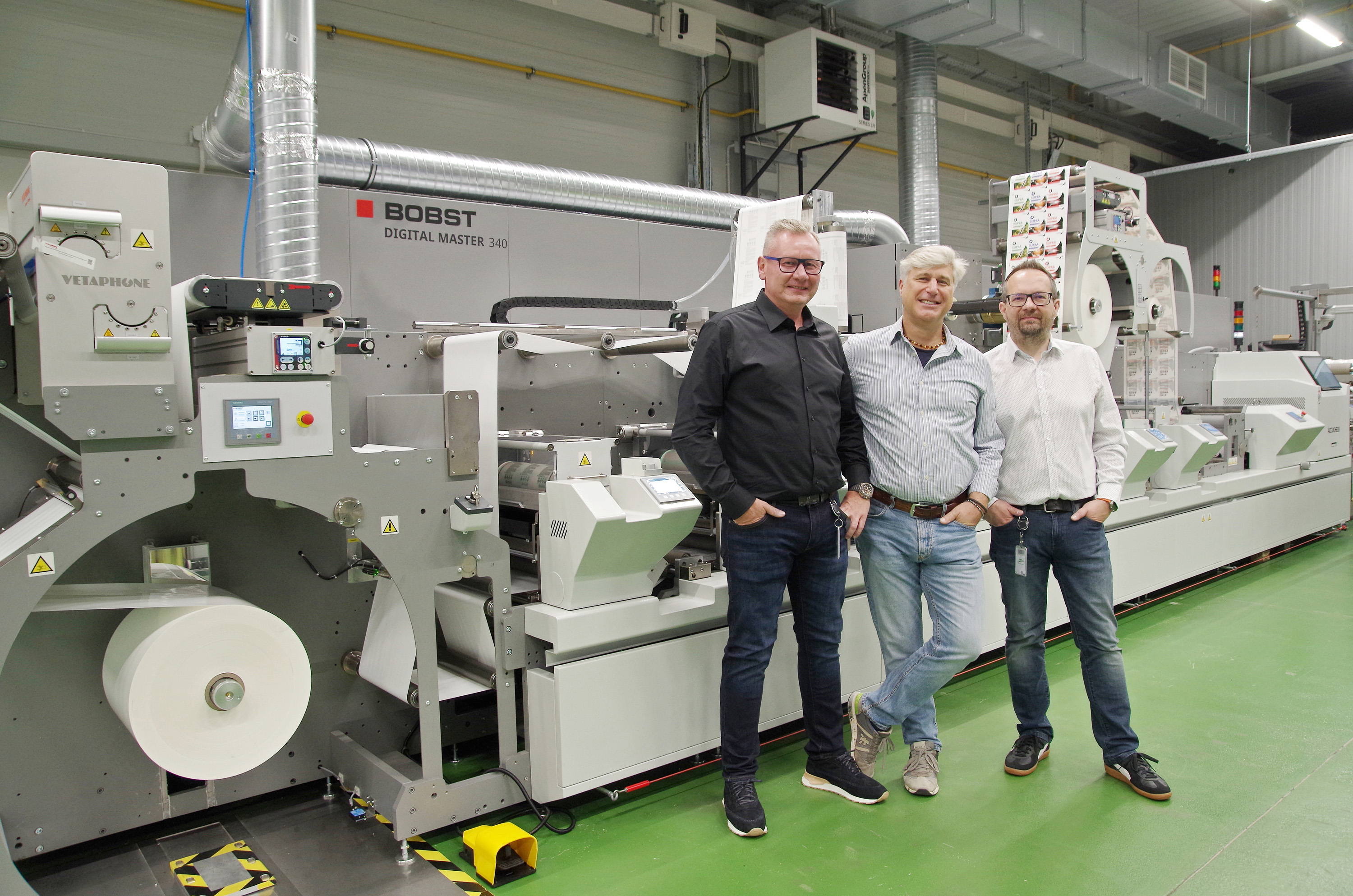 TOMEX installs BOBST DIGITAL MASTER 340 All-in-One label press