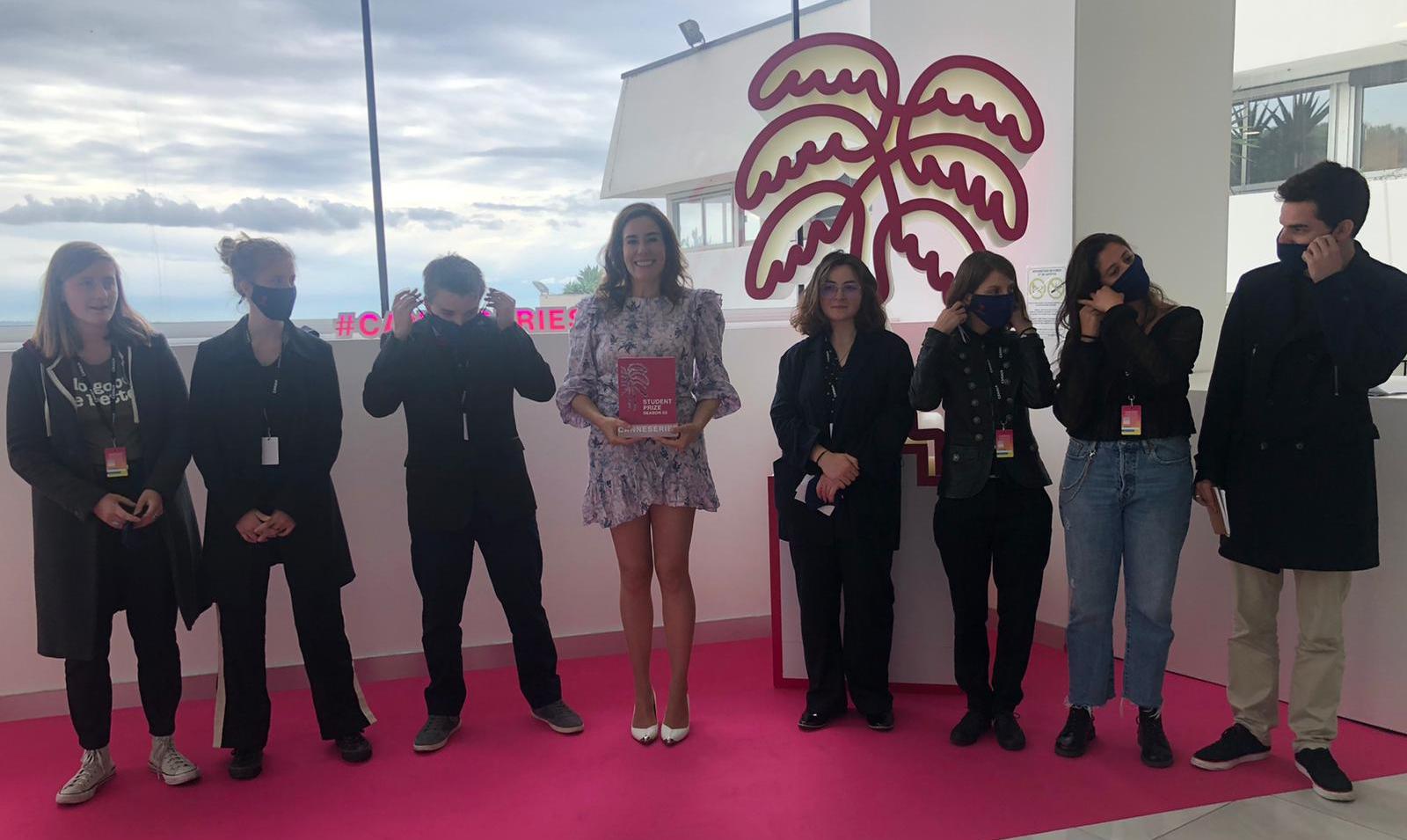 Halina Reijn met de Student Jury in Cannes Halina Reijn met de Student Jury in Cannes