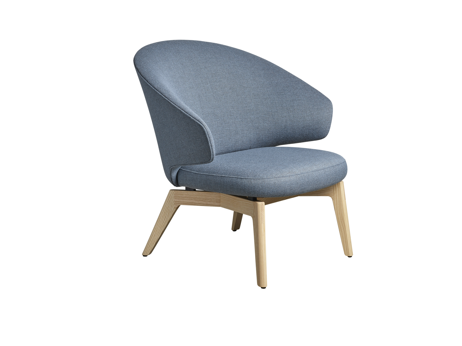 Fritz Hansen_Let Lounge Chair_Packshot_Lacquered_Ash  €1.380