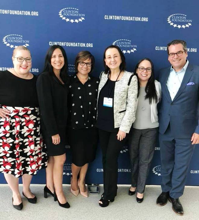 The CHTA team attends the Clinton Global Initiative Action Network on Post-Disaster Recovery.