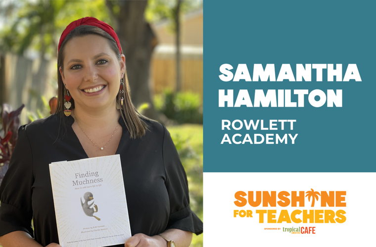 Tropical Smoothie Cafe has announced Samantha Hamilton at Rowlett Academy as a finalist in the Sunshine for Teachers contest. They were selected from thousands of consumer nominations and parents, teachers, families and the community can now vote for them until midnight ET on May 9, 2025 at www.SunshineforTeachers.com. One Grand Prize winner receives a $10,000 summer getaway and free smoothies for a year, and their school wins $1,000 and a schoolwide smoothie party. 
