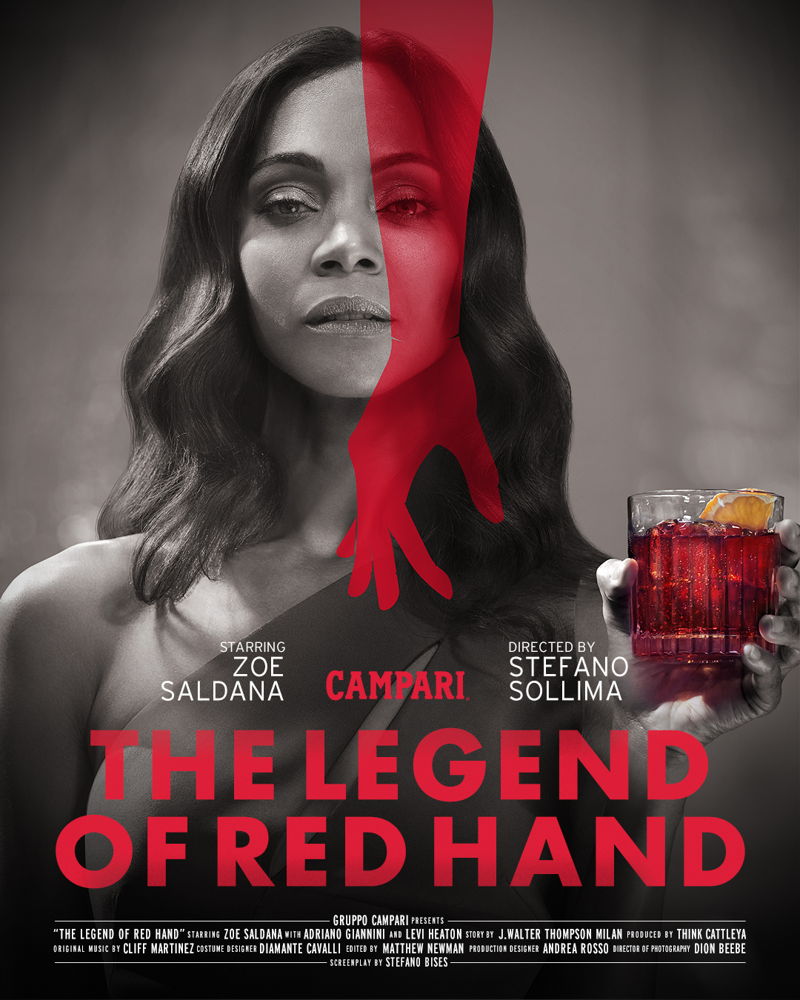 Campari Movie Poster "The Legend of Red Hand"