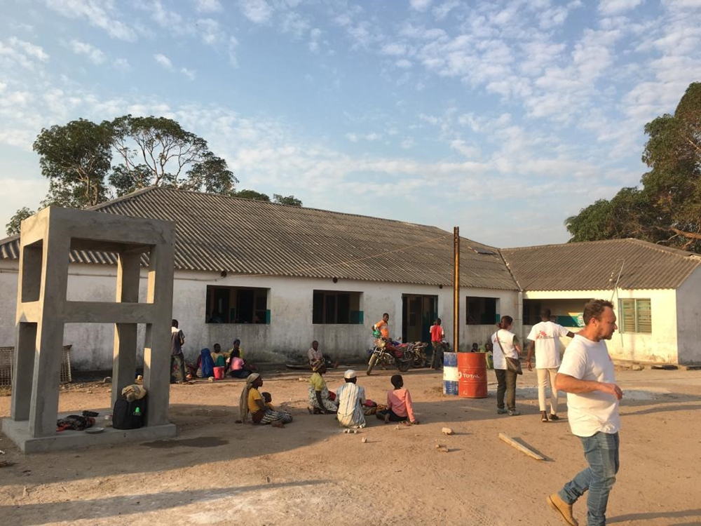 Macomia Health Center where MSF provided support. (This facility was later pillaged and burned during an insurgent attack on 28 May). Photographer: MSF