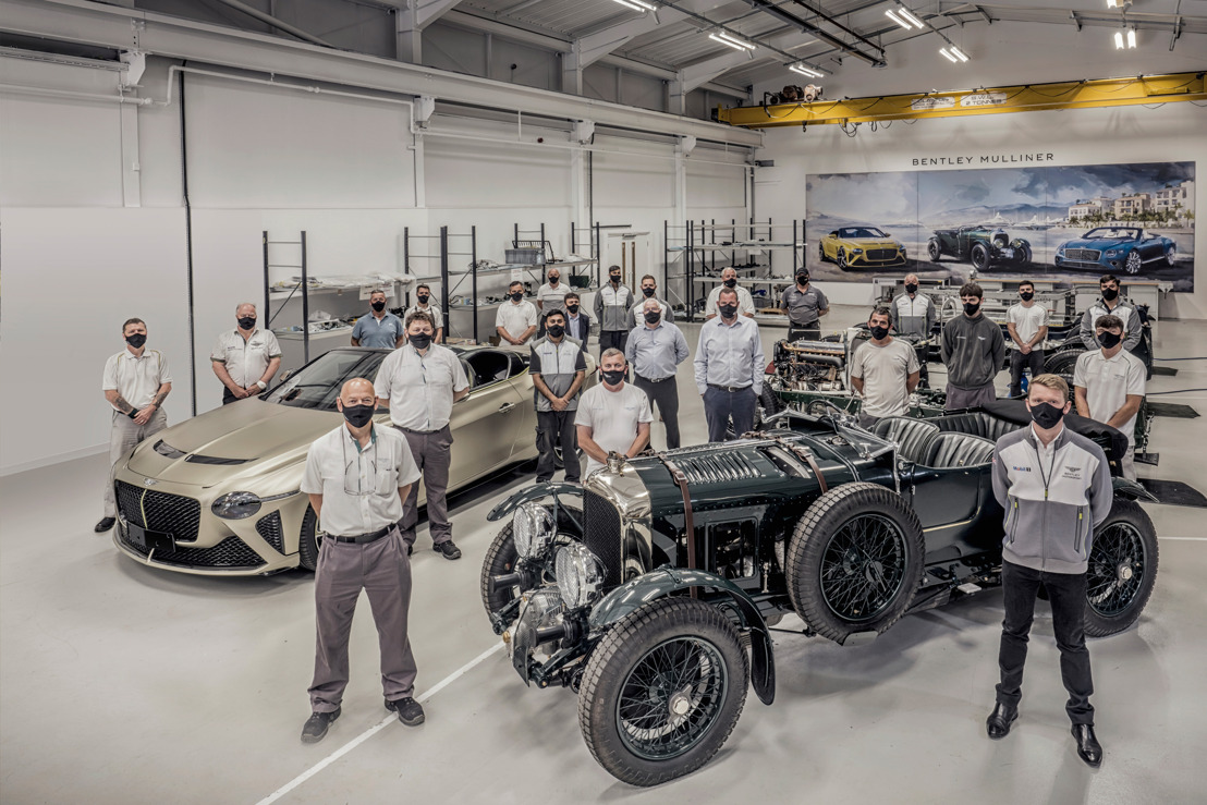 FIRST BACALAR AND BLOWER CUSTOMER CARS HAND-FINISHED BY BENTLEY MULLINER