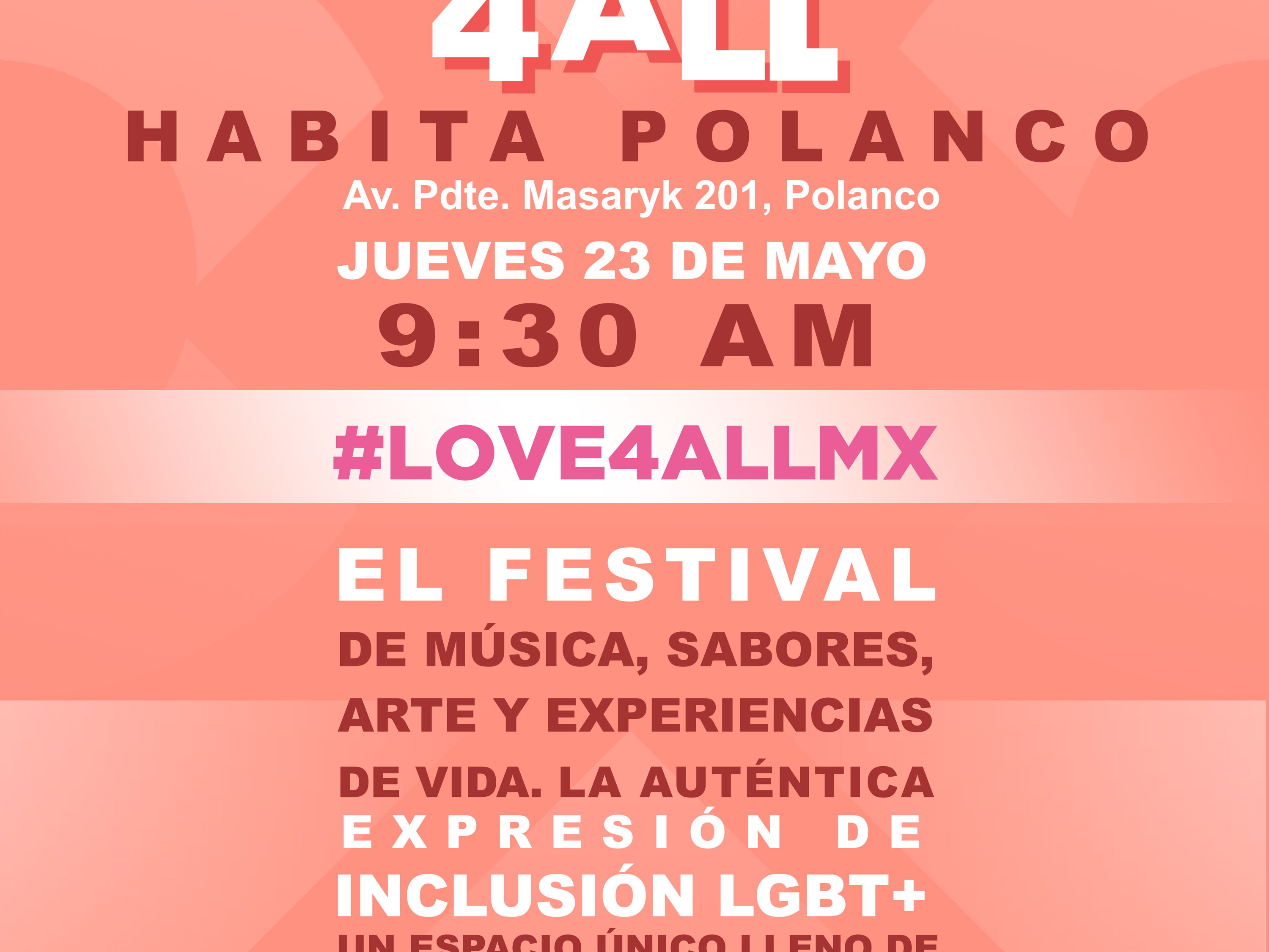 Invitación a conferencia de prensa Love4All