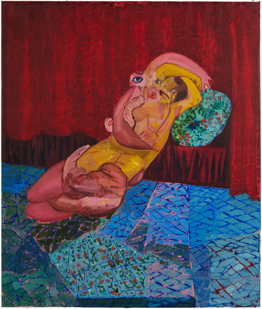 Tatjana Gerhard, Ohne Titel, 2017. Oil on canvas, 200 x 170 cm
