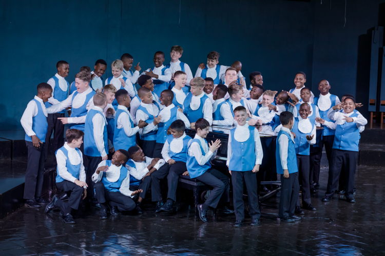 Drakensberg Boys Choir in a lighter mood