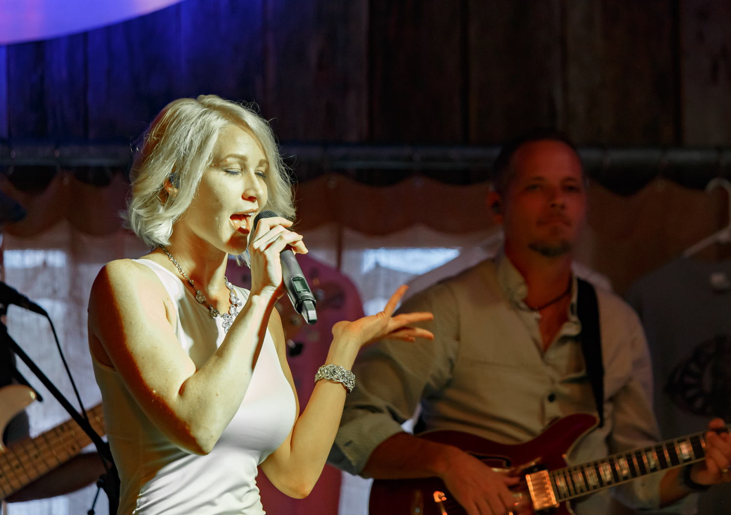Ari and the Alibis rock out with Sennheiser microphones at their record release party in Sarasota, FL. Photo credit: Techandphoto Images