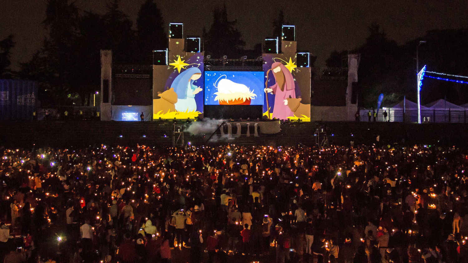 Noche de Velitas en Bogotá, con ShowMatch DeltaQ