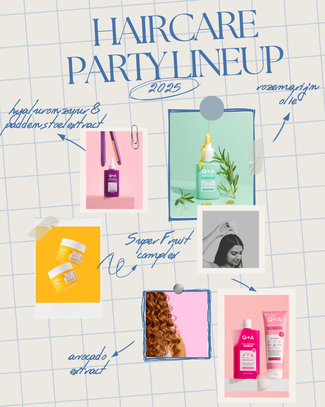 Q&A partage sa line-up pour des cheveux festifs 