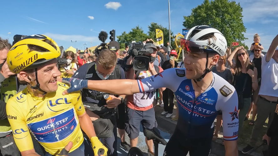 Yves Lampaert en Fabio Jakobsen