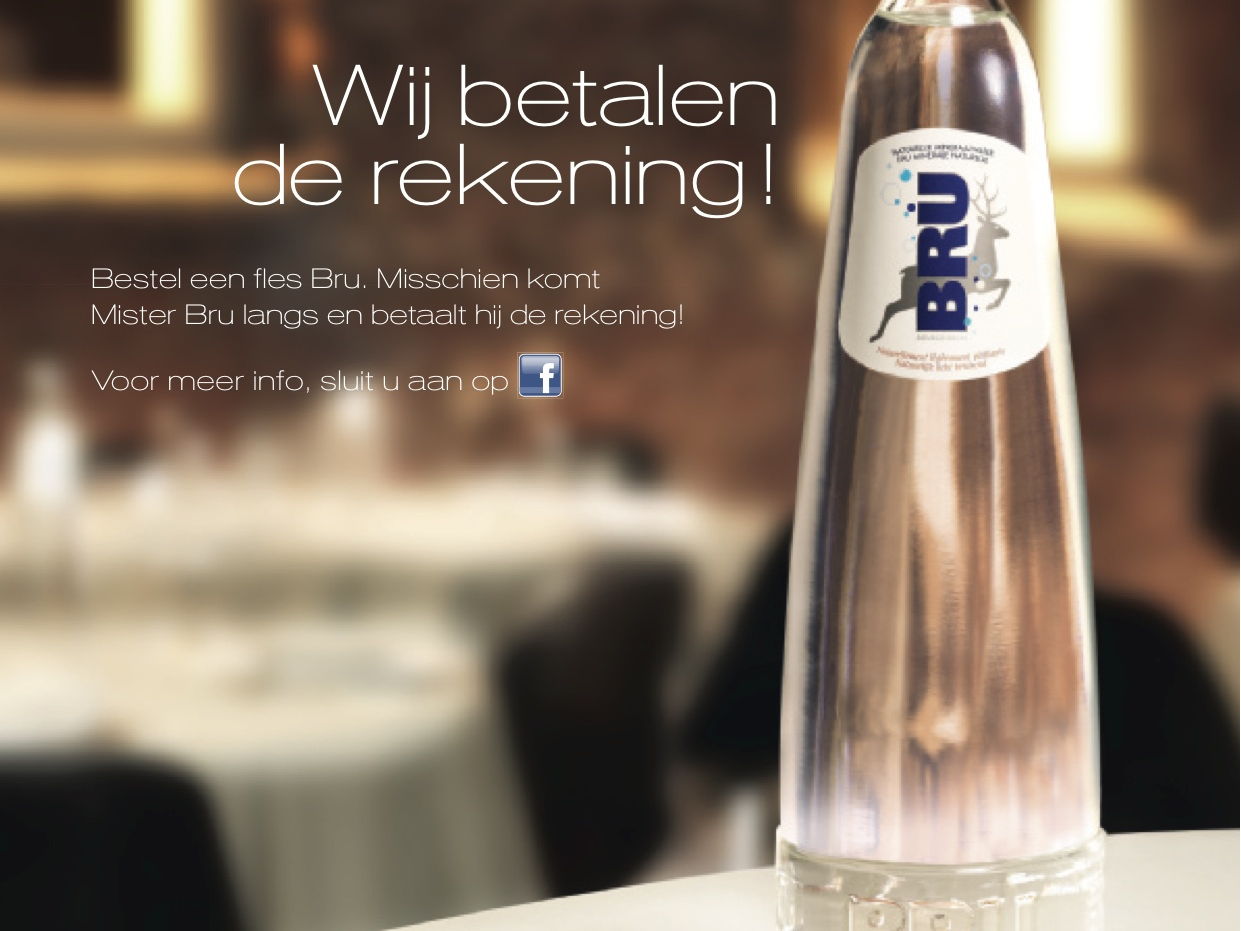 De rekening is voor Bru! Bru trakteert in Antwerpen