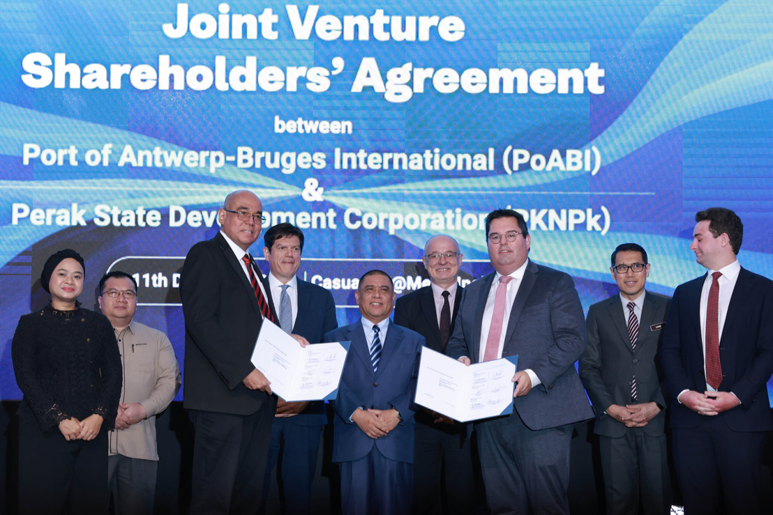 Port of Antwerp-Bruges International (PoABI) is to develop Malaysian port Lumut into a maritime hub