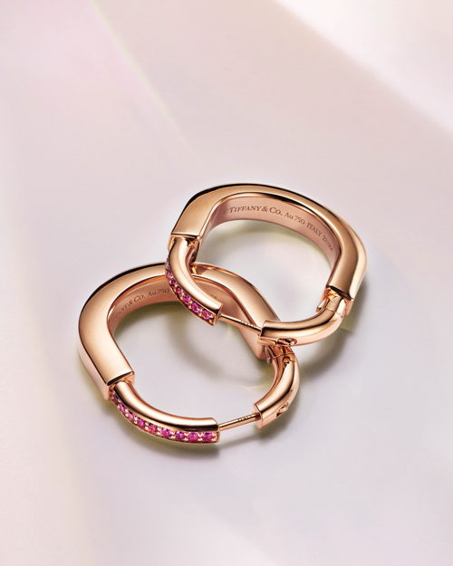 ROSÉ Edition medium earrings in 18k rose ROSÉ Edition medium earrings in 18k rose
