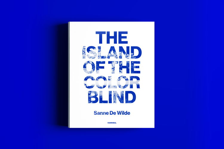 The Island of the Colorblind, auteur  Sanne De Wilde, grafische vormgeving Tim Bisschop, uitgeverij Hannibal. (c) Uitgeverij Hannibal