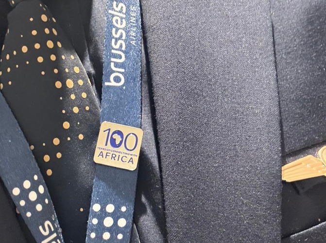 A pin for Brussels Airlines' staff