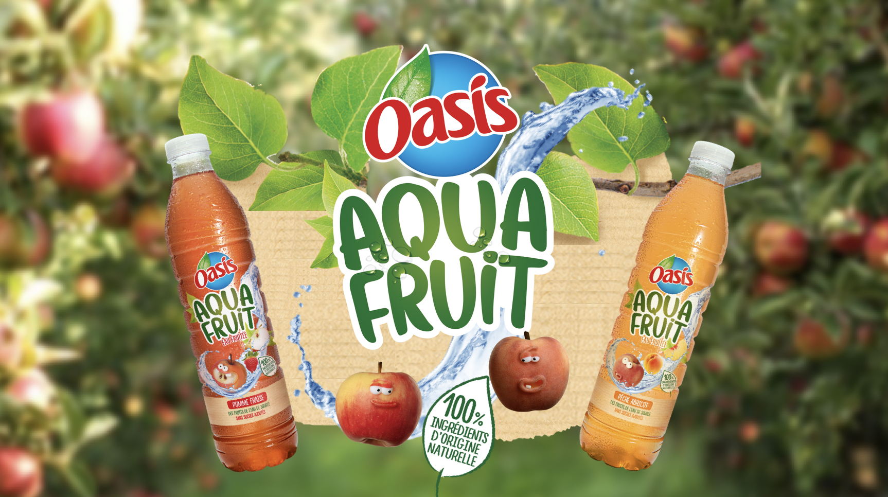 OASIS AQUAFRUIT : L’EAU FRUITÉE FAIT SA RENTRÉE DES CLASSES !